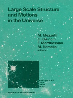 cover image of Large Scale Structure and Motions in the Universe